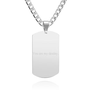 Personalized Music Spotify Scan Code Photo Necklace Stainless Steel Pendant Gift For Her