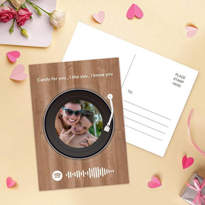 Custom Scannable Spotify Code Music Cards Gifts for Mother's Day