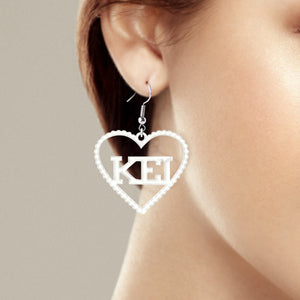 Custom Name Earring Acrylic Earrings Personalized Love Dangle Earrings For Her