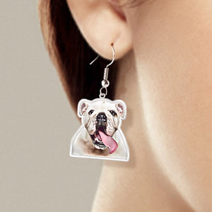 Custom Pet Photo Earrings Cat Dog Earrings Comics Earrings Personalized Dangle Earrings For Her