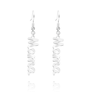 Custom Name Earring Personalized Dangle Earrings For Her