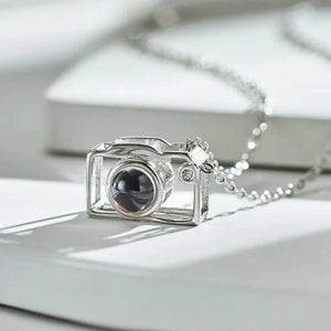 Custom Photo Necklace Projection Creative Camera Shape Gifts