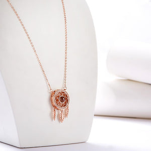 Custom Projection Necklace Custom Photo Dream Catcher Rhinestone Creative Gifts