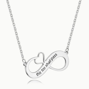 Engraved Name Necklace Silver