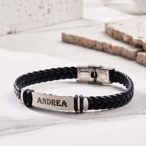 Custom Engraved Man Bracelet Fashion Gift for Him