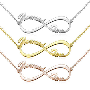 Infinity Custom Name Necklace Silver Jewelry For Her Women Girls