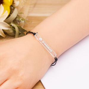Custom Music Code Bracelet- Acrylic Bracelet Gift For Her