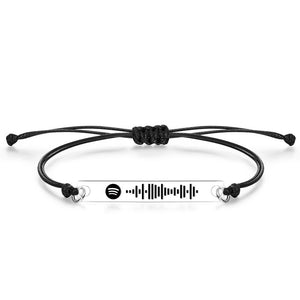 Custom Music Code Bracelet- Acrylic Bracelet Gift For Her