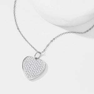 Photo Engraved Necklace Custom Picture Heart Pendant Personalised Necklace Birthday Gift