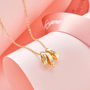 Custom Engraved Necklace Rhinestone Love Gifts