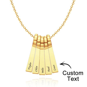 Custom Engraved Necklace Xylophone Bar Creative Gifts