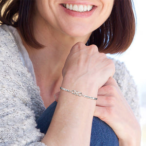 Mothers Day Bracelet Custom Gift for Mom Personalized Engraved Bracelet