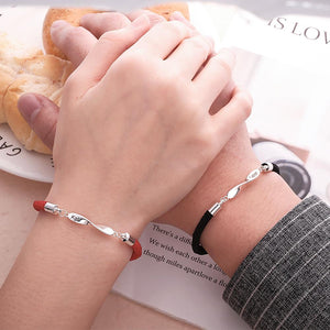 Personalized Engraved Rope Bracelet Set Exquisite Bracelet For Couples