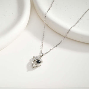 Custom Photo Projection Necklace Creative Dolphin Exquisite Gifts