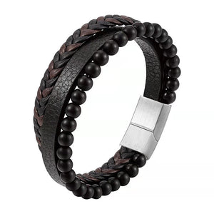 Simple Bracelet Braided Leather Bracelet Men's Gifts
