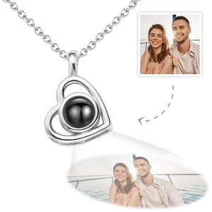 Necklace With Picture Inside Stone Photo Projection Jewelry Make Your Photo Necklace Annivery Gift