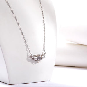 Custom Projection Necklace Photo Necklace UK Love Wings Memorial Best Gifts Idea