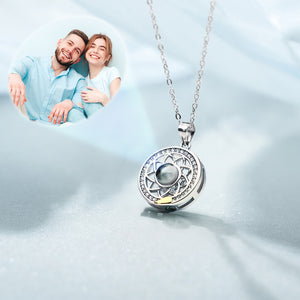 Custom Photo Gifts Projection Sun and Moon Couple Commemorative Gifts